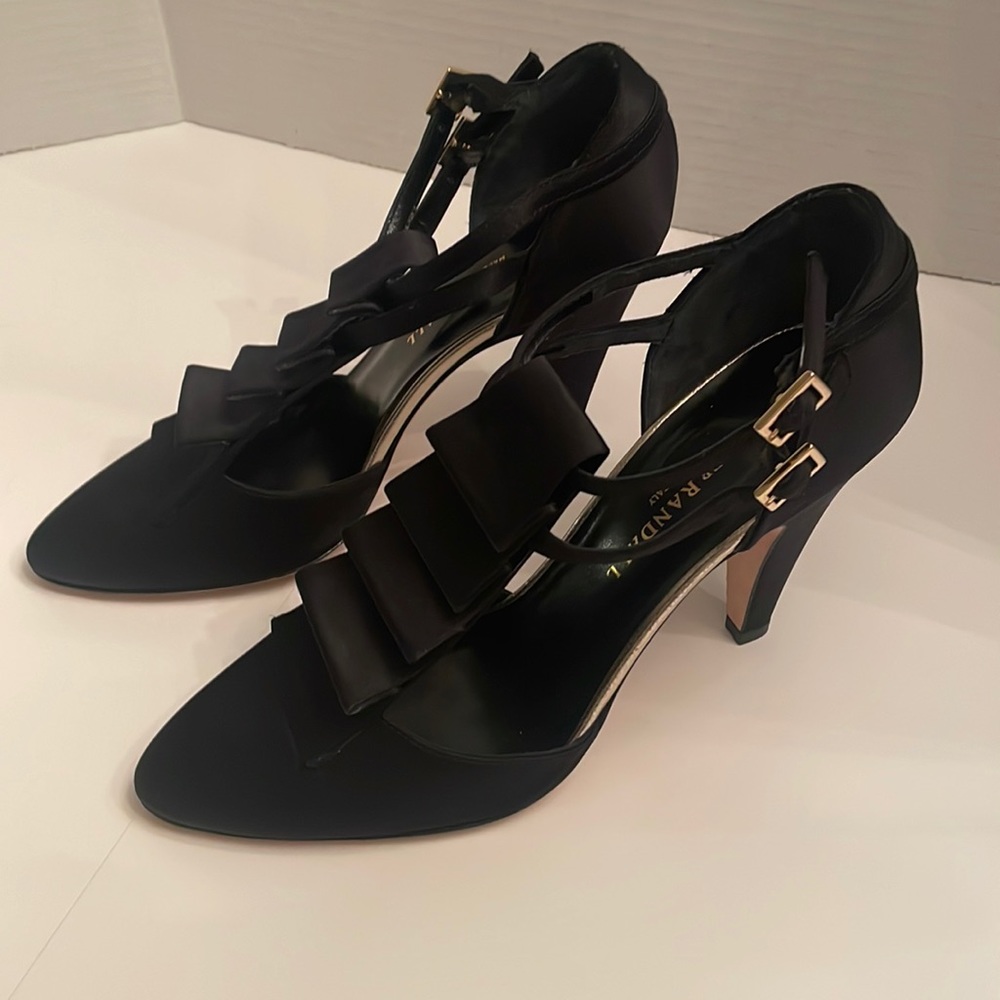 Beautiful Loffler Randall heels. Perfect condition. Gorgeous details/ fabric.